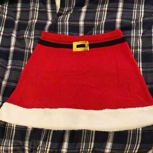 Santa sweater skirt Size L